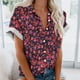 thumbnail image 2 of Mujeres Pantalones Cortos Impresos Blusas de Manga Corta Y Top Regular, Vestido de Moda de Verano Casual para Mujeres, 2 of 4