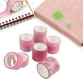 thumbnail image 6 of MLINS Pink Decorative Washi Tape Set for Crafting and Scrapbooking with Clear Patterns and No Residue 12pcs, 6 of 7