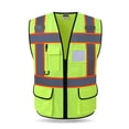 thumbnail image 4 of Chaleco reflectante de alta visibilidad, ropa de trabajo para motocicleta, deportes de ciclismo, ropa de seguridad reflectante para exteriores, chaqueta reflectante, 4 of 5