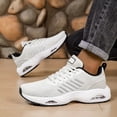 thumbnail image 4 of PLERISE Men's Air Cushion Sports Sneakers, Lightweight Breathable Running and Walking Shoes, Lace-Up Casual Footwear for Gym, Outdoor Activities, and Daily Comfort, 4 of 9