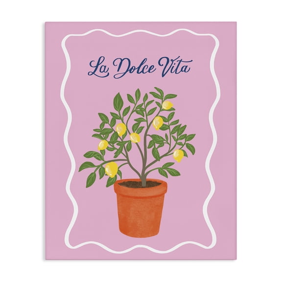 Stupell Industries Modern Dolce Vita Lemon Tree Canvas Art, 16 x 20, by Be Ni La