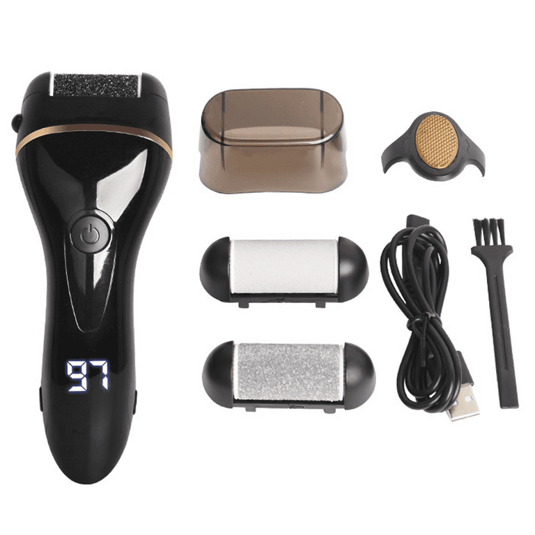 Electric Foot Callus Remover - Rechargeable Portable Electronic Foot File  for Feet, Best Heel Shaver for Cracked Heels, Professional Pedicure Tool