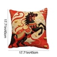 thumbnail image 3 of Aufmer Horse Pattern Throw Pillow Cover, Decorative Farmhouse Cushion Case for Sofa Bedroom, 18x18 Inch Cotton Soft Fabric Hidden Zipper Home Accent, 3 of 6