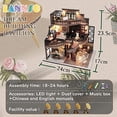thumbnail image 1 of Lannso DIY Kit de muebles de madera en miniatura para casa de muñecas con manual electróni Lannso Lannso, 1 of 2