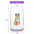 thumbnail image 5 of Hardworking Australian Shepherd Ready Back to School New Year Classes 16oz Glass Cup Mug Aussie Dog Lover Gifts Glass Can - 12011, 5 of 5
