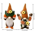 thumbnail image 2 of 2PCS Fall Gnomes Autumn Decorations for Home, Thanksgiving Gnomes Plush Handmade Scandinavian Farmhouse Fall Tiered Tray Decor Gnome Festival Home Decor Table Ornament Gifts, 2 of 9