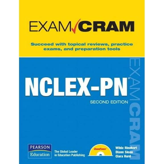 Pre-Owned NCLEX-PN Exam Cram [With CDROM] (Paperback) 078973706X 9780789737069