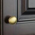 thumbnail image 4 of GlideRite 1.125 in. Round Ring Classic Cabinet Knobs Satin Gold, Pack of 10, 4 of 5