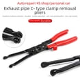 thumbnail image 2 of Pinces de Tuyau d'Échappement Multifonctionnelles Rouges - Outil d'Installation et de Retrait de Pince en C pour Réparation Auto, 4S Magasins et Usage Personnel / Durable, Design Compact pour une Utilisation Facile par Professionnels et Débutants, 2 of 5