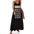 thumbnail image 1 of Vestido sin mangas con diseño de disfraz de Halloween y fiesta con calculadora divertida y genial, vestidos de verano para mujer , vestidos elegantes, 1 of 7