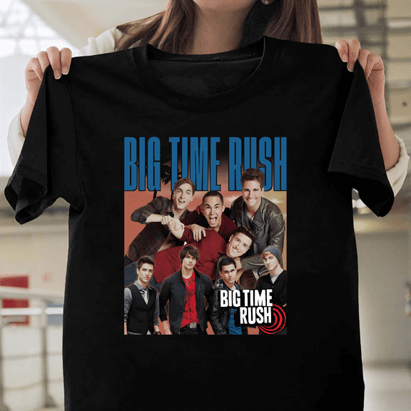 Big Time Rush Shirt Merch Fan Tees Tour Shirt Vintage Boy Band Nickelodeon Art V61254 Unisex T-Shirt, Size Up to 5XL