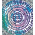 thumbnail image 3 of Ambesonne Ethnic Duvet Cover Set, Mandala Eastern, Twin, Lilac and Blue, 3 of 3