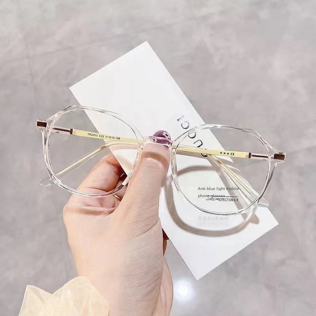 Gafas de montura multilateral ligeras, montura para hombres y mujeres, gafas de miopía con grados, estilo gafas lisas adelgazantes