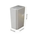 thumbnail image 3 of Weloille Bathroom Small Trash Can with Lid,1.5L Small Rattan Garbage Can,Wicker Wastebasket Trash Can for Bathroom,Kitchen,Office,Living Room,Bedroom, 3 of 6