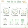 thumbnail image 3 of Pet Duck Birthday Decorations Supplies, 140PCS Disposable Paper Dinnerware Set Paper Plates Napkins Cups Set for 20 Guests Duck, 3 of 7