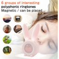 thumbnail image 3 of Jinsinto Cute Rabbit Shaped Induction Alarm Clock, Intelligent Automatic Breathing Light Adjustment, Automatic Time/Date/Temperature Display, Voice Control or Tremble [Energy Class], 3 of 5