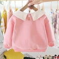 thumbnail image 3 of Sudadera de invierno de forro polar con cuello de muñeca de manga larga para niñas bebés (rosa 2-3 años) Tmvgtek Para estrenar, 3 of 9