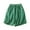 Green, variant on JIKNTTR Women's Linen Shorts Women's Summer Linen High Waist Wide Leg Shorts With Ruffled Hem Retro Vintage Style Casual Loose Fashion Trendy Shorts