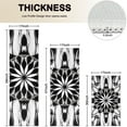 thumbnail image 4 of Black White Tie Dye Mandala Pattern Kitchen Rugs Sets Of 3,Kitchen Runner Rugs Non Skid Washable,Decorative Kitchen Floor Mats for Kitchen,Sink,Laundry,17"x30"+ 17"x47" + 17"x59", 4 of 6