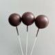 thumbnail image 1 of Adornos decorativos para tartas con forma de bola dorada, bola plateada, bola morada, bola blanca, bola azul, polvo y bola negra, 1 of 6