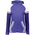 thumbnail image 1 of Veste Rétro pour Femmes, Violet & Blanc - Petit, 1 of 1