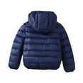 thumbnail image 2 of yillto Kid Puffer Jacket for Boys Girls Winter Lightweight Full Zipper Long Sleeve Hooded Jacket Trendy Toddler Kids Coat, 2 of 4