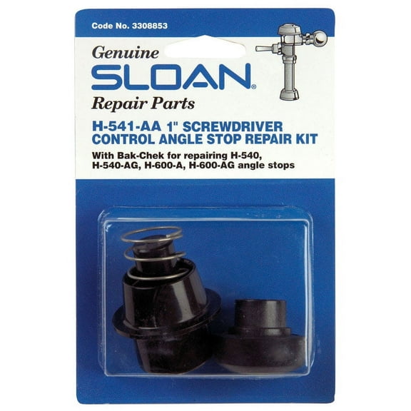 Sloan Valve Company H541ASD Sloan H-541-Aa Control Stop Repair Kit, 1" - 3308853
