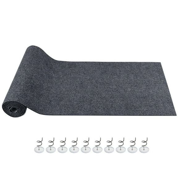 Cat Scratching Climbing Carpet Mat, 15.7" x 78.7" Self-Adhesive Trimmable Cat Scratch Pad with 10 Spiral Screws, Furniture Protector for Wall, Couch, Cat Tree, Post and DIY Shelf Surfaces