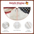 thumbnail image 3 of Sikiie American Flag Butterfly Wall Christmas Tree Skirt, Christmas Tree Decorations, Christmas Decor, Tree Mat Decoration(30-48IN)-30", 3 of 6