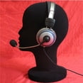thumbnail image 4 of Mannequin en Mousse de Styromousse Tête de Mannequin Perruques Modèle Présentoir de Lunettes Noir, 4 of 5