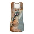 thumbnail image 4 of Patlollav Womens Sleeveless Tops Print Comfortable Lightweight Vest T-Shirt, 4 of 6