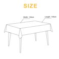 thumbnail image 2 of Cotton linen tablecloth, rectangular coffee table tassel lace tablecloth, camping table cloth, 2 of 6