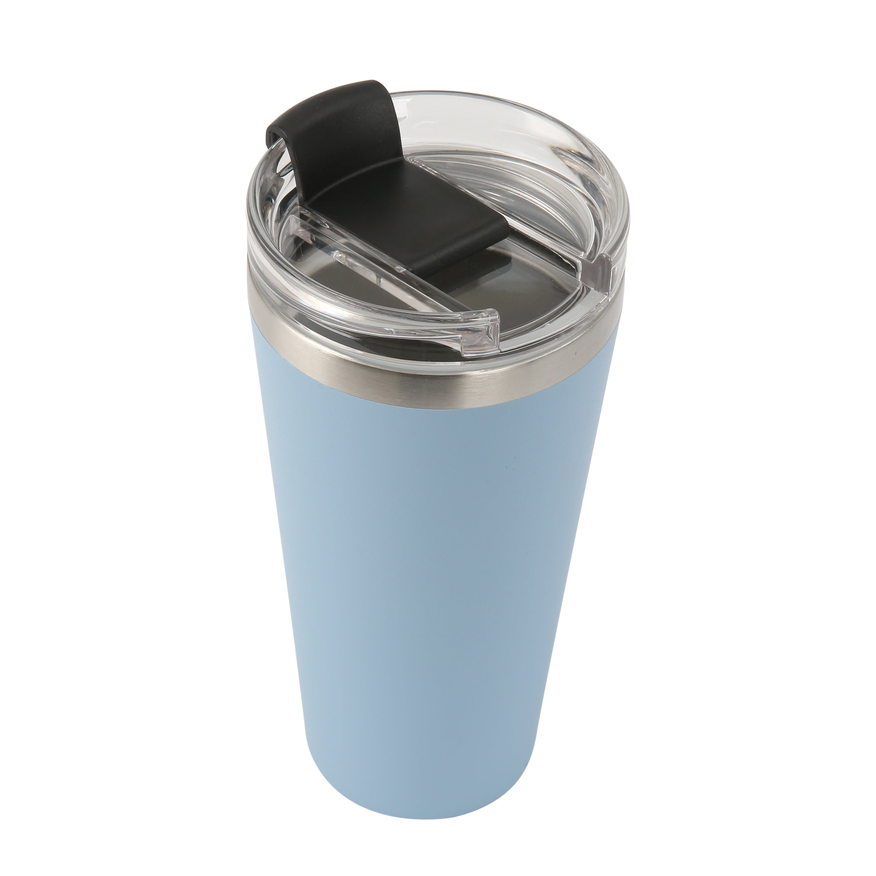 Mainstays 20oz (20 Fluid Ounces) Double Wall Vacuum Sealed Stainless Steel Tumbler Blue