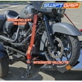 thumbnail image 2 of Ratchet Straps Heavy Duty Tie Downs, (4) 1.5"x 8' Heavy Duty Ratchet Strap with Integrated Soft Tie Hook, UTV Tie Down Straps, Motorcycle Tie Down Straps, Padded Handles & Coated Chromoly Hooks, Red, 2 of 7
