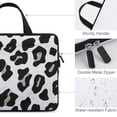 thumbnail image 3 of Werpe Leopard Spots Laptop Bag Diving Fabric Tablet Cover Neoprene Soft Carrying Travel Case Idea 12inch, 3 of 5