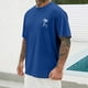 thumbnail image 5 of Camisetas de Manga Larga para Hombre Algodón No Aplicable Aquí, Camisetas de Manga Larga para Hombre de Navidad No Incluidas, Impresión Casual de Manga Corta, 5 of 6