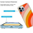 thumbnail image 3 of Orange Rainbow Case for iPhone 13 Pro,Aesthetic Art Design TPU Bumper Cover Case, 3 of 6