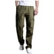 thumbnail image 2 of Pantalones largos de algodón para hombre, multibolsillos, cintura elástica, resistentes al desgaste, pantalones largos para hombre, 2 of 5