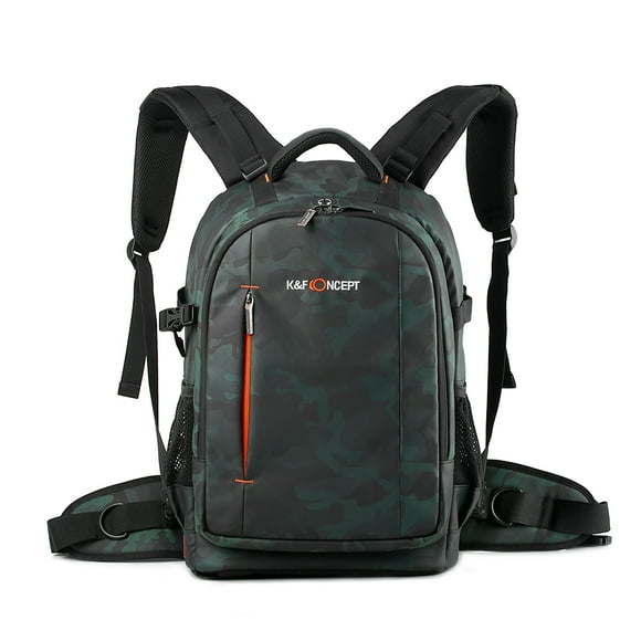 K&F Concept DSLR Camera Backpack 21L for Outdoor Travel Photography,Camera Case Bag with Laptop Compartment for DSLR/SLR Mirrorless/Lens/Tripod Parts-31*24*46cm