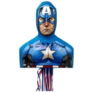 Captain America 3D Pull-String Pinata