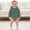 Green, variant on Baby Rompers Long Sleeve Boys Girls Cotton Hooded Sweatshirt Green 3-6Months
