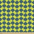 thumbnail image 2 of Abstract Fabric by the Yard, Lively Scene of Leaf Like Ornaments with Stripes, Decorative Upholstery Fabric for Chairs & Home Accents, Multicolor by Ambesonne, 2 of 5