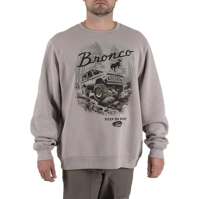 Men's Licensed Moto Graphic Fleece Crew