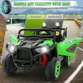 thumbnail image 6 of Farmdex 24V 2-Seater Ride on toys with Remote Control, 400W Powerful Electric Car Ride on Cars, Ride on UTV w/ Bluetooth, MP3, Volume Control, Seat Belts, Spring Suspension, Green, 6 of 12