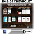 thumbnail image 3 of Detroit Iron OEM 1949-1954 Chevrolet 1953-1954 Corvette Shop Manuals, Sales Literature & Parts Books Kit on USB, 3 of 3