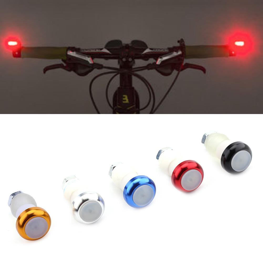 WALFRONT 2pcs 5 Colors Bicycle Handlebar Grips 2 Modes Turn Signal Indicator Safety Warning Light handlebar indicator light handlebar grip indicator Walmart