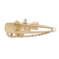 thumbnail image 3 of Unique Bargains 1 Pc Hair Clip Starfish Hair Clips Gold Tone Beige, 3 of 5