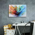 thumbnail image 4 of Epic Graffiti'Positive Vibes' by Christov Art, Giclee Canvas Wall Art, 26"x18", 4 of 8