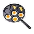 thumbnail image 4 of Sartenes, 7 Agujeros Sartén Antiadherente Huevos Fritos Sartén Molde Para Hamburguesas, 4 of 5