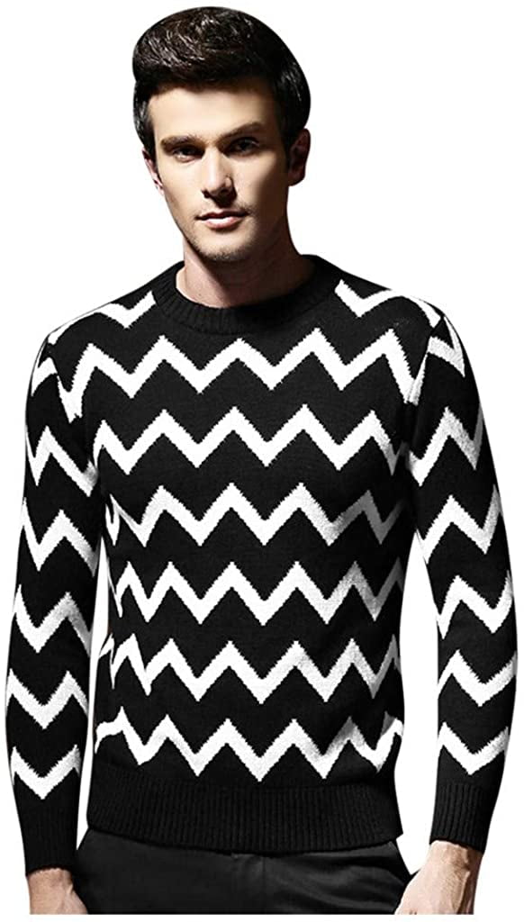 Fashion Sweaters Crewneck Sweaters Vila Crewneck Sweater grey-white striped pattern casual look 